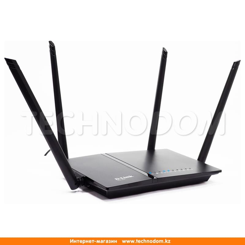 Беспроводной маршрутизатор, D-Link DIR-825 Dual Band, 4 порта + Wi-Fi + USB,до 867 Mbps (DIR-825/G1) - фото #0, Technodom.kz