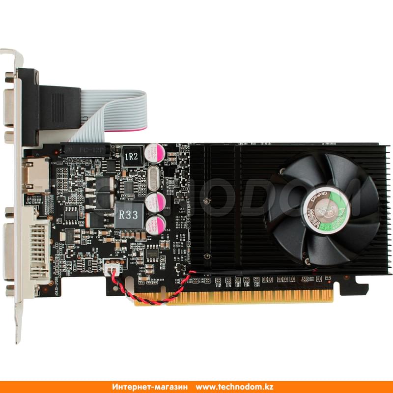 Видеокарта Point of View Nvidia GeForce GT 630 1Gb (VGA+DVI+HDMI)(VGA-630-C1-1024) - фото #0, Technodom.kz
