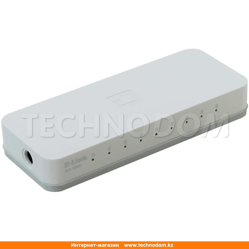 Неуправляемый настольный коммутатор, D-Link DES-1008C, 8 портов 10/100 Mbps (DES-1008C/A1) - фото #0, Technodom.kz