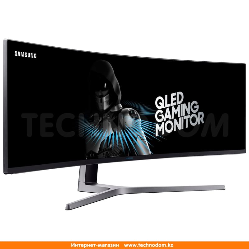 Монитор Игровой 49" Samsung LC49HG90DMIXCI 3840х1080 32:9 VA 144ГЦ (HDMI+DP+MiniDP) Curved Black - фото #2, Technodom.kz