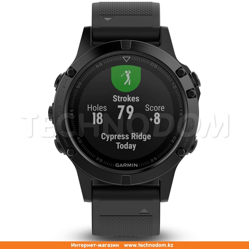 Смарт-часы Garmin Fenix 5 Saphire Black - фото #1, Technodom.kz
