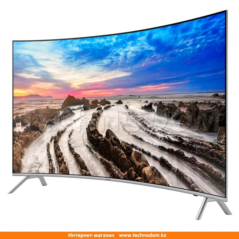 Телевизор 49" Samsung UE49MU7500UXCE LED UHD Smart Curved Silver - фото #1, Technodom.kz