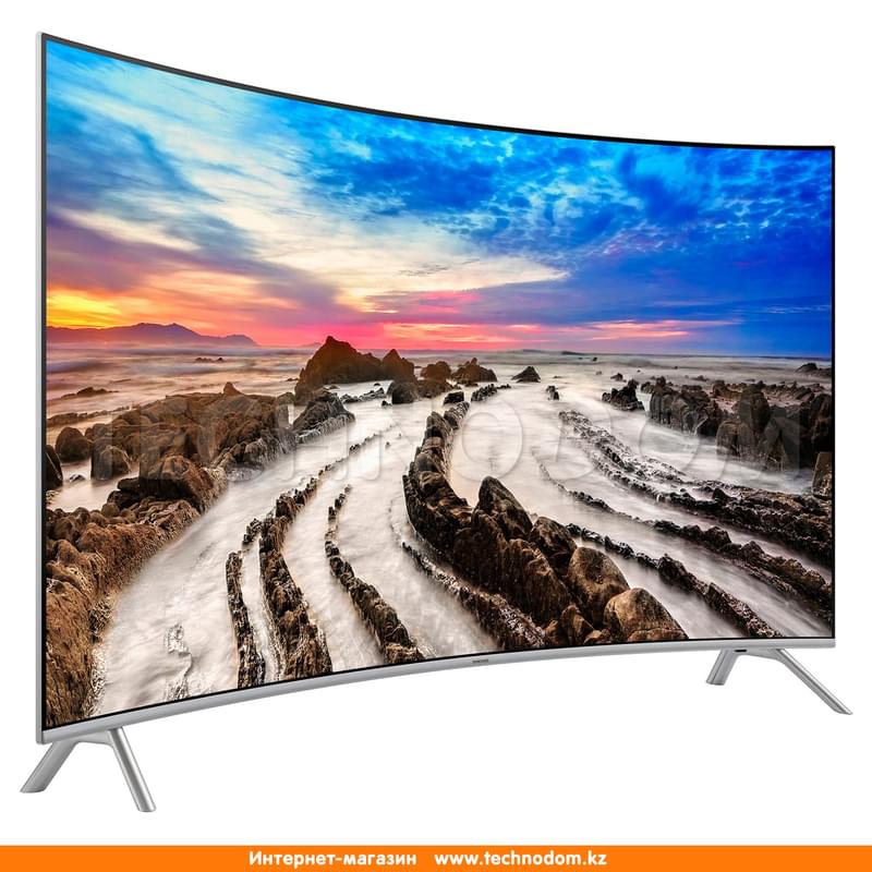 Телевизор 49" Samsung UE49MU7500UXCE LED UHD Smart Curved Silver - фото #2, Technodom.kz
