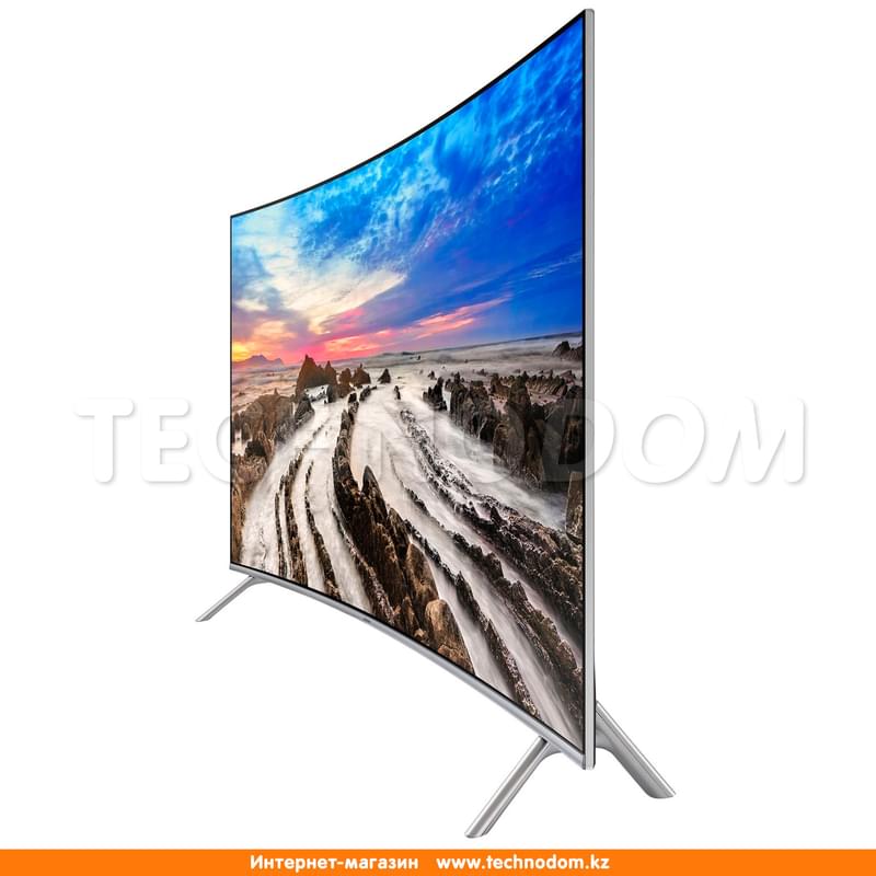 Телевизор 55" Samsung UE55MU7500UXCE LED UHD Smart Curved Silver - фото #5, Technodom.kz
