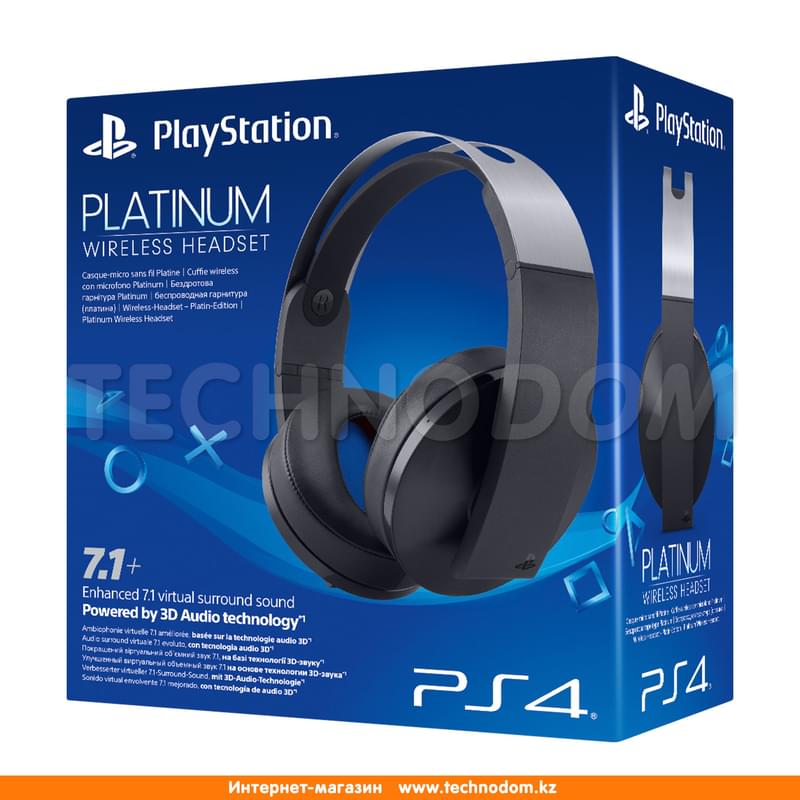 Игровая гарнитура беспроводная Sony PS4 Platinum (CECHYA-0090) - фото #6, Technodom.kz