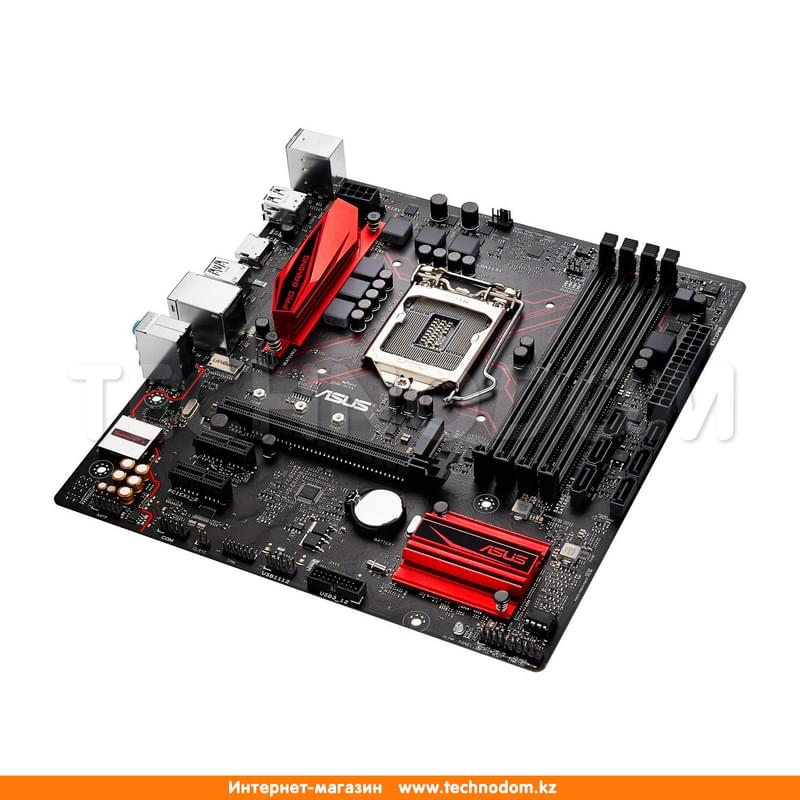 Материнская плата Asus B150M PRO Gaming LGA1151 4DDR4 PCI-E 1x16 2x1 (HDMI) mATX - фото #1, Technodom.kz