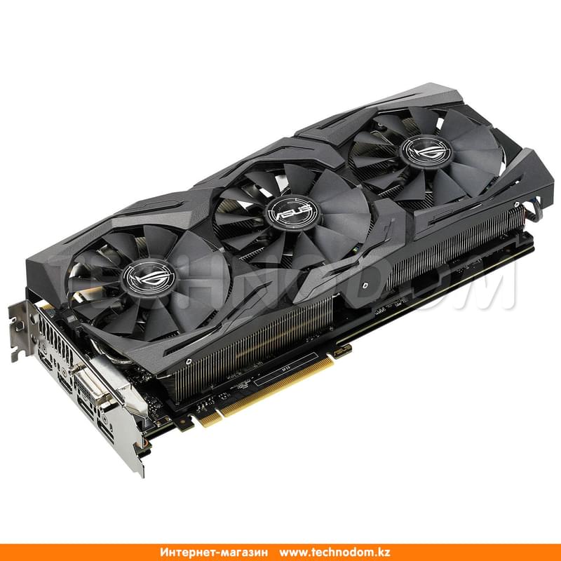 Видеокарта Asus GeForce GTX 1080 Strix Gaming 8Gb 256bit GDDR5X (STRIX-GTX1080-A8G-GAMING) - фото #2, Technodom.kz