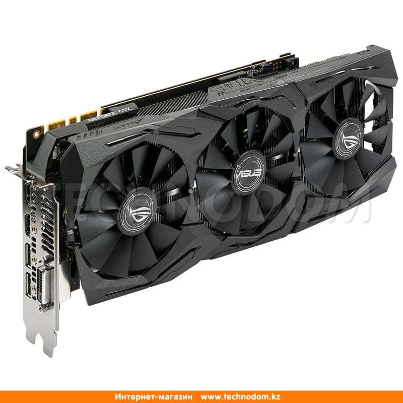 Видеокарта Asus GeForce GTX 1080 Strix Gaming 8Gb 256bit GDDR5X (STRIX-GTX1080-A8G-GAMING) - фото #3, Technodom.kz