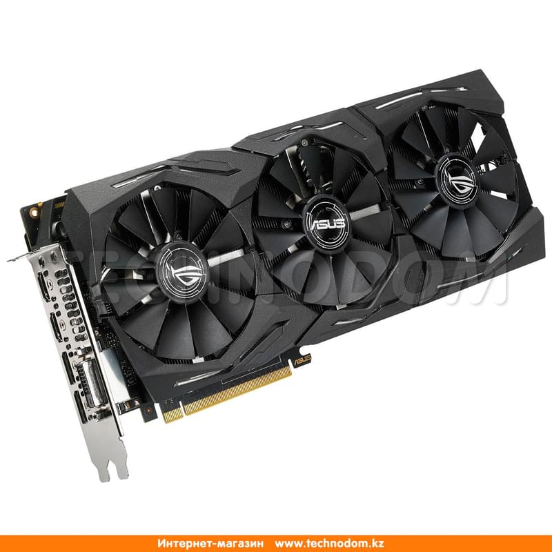 Видеокарта Asus GeForce GTX 1080 Strix Gaming 8Gb 256bit GDDR5X (STRIX-GTX1080-A8G-GAMING) - фото #4, Technodom.kz