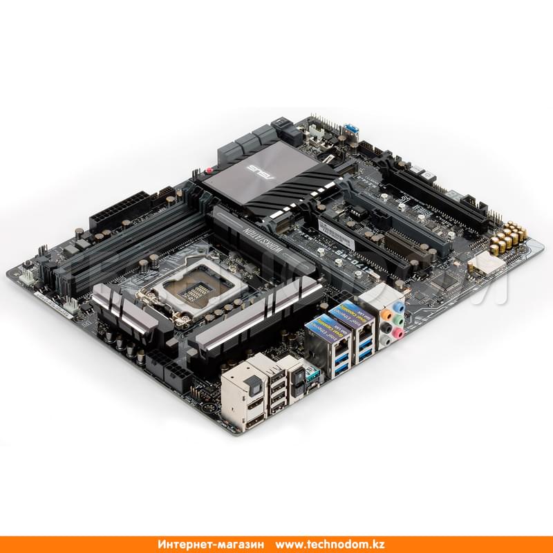Материнская плата Asus Z170-WS LGA1151 4DDR4 PCI-E 4x16 1x4 (HDMI+DP) ATX - фото #2, Technodom.kz