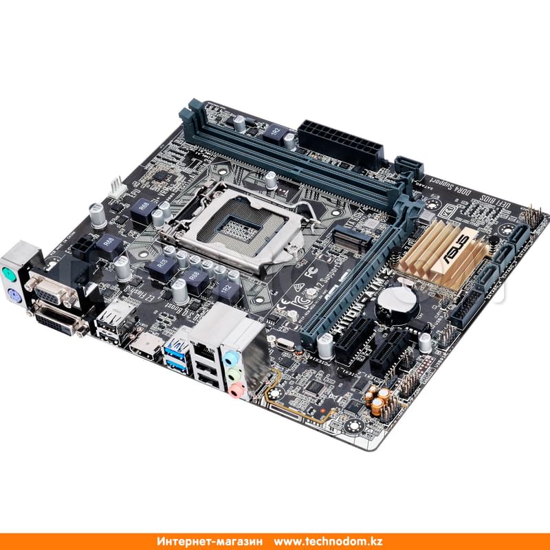 Материнская плата Asus H110M-A/M.2 LGA1151 2DDR4 PCI-E 1x16 2x1 (HDMI+DVI-D+VGA) mATX - фото #1, Technodom.kz
