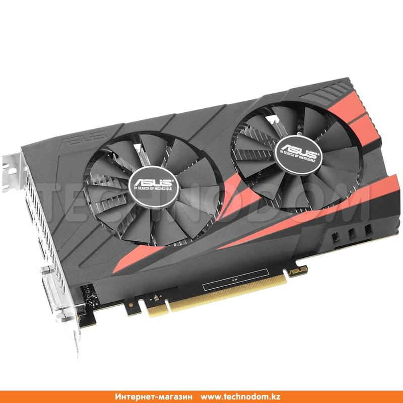 Видеокарта ASUS Nvidia GeForce EX-GTX 1050 Ti 4Gb DDR5 - фото #1, Technodom.kz