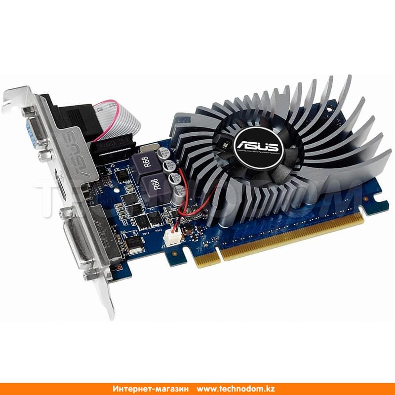 Видеокарта Asus GeForce GT 730 2Gb Low profile 64bit/GDDR5 (HDMI+DVI+VGA)(GT730-2GD5-BRK) - фото #0, Technodom.kz