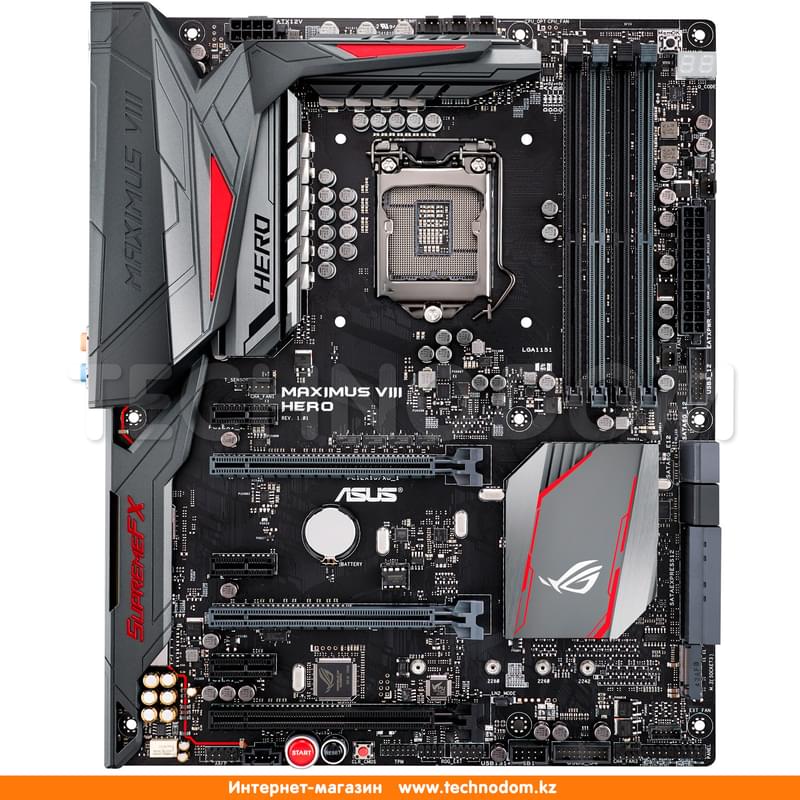 Материнская плата Asus MAXIMUS VIII RANGER LGA1151 Z170 4DDR4 PCI-E 3x16 3x1 (HDMI+DP) ATX - фото #5, Technodom.kz