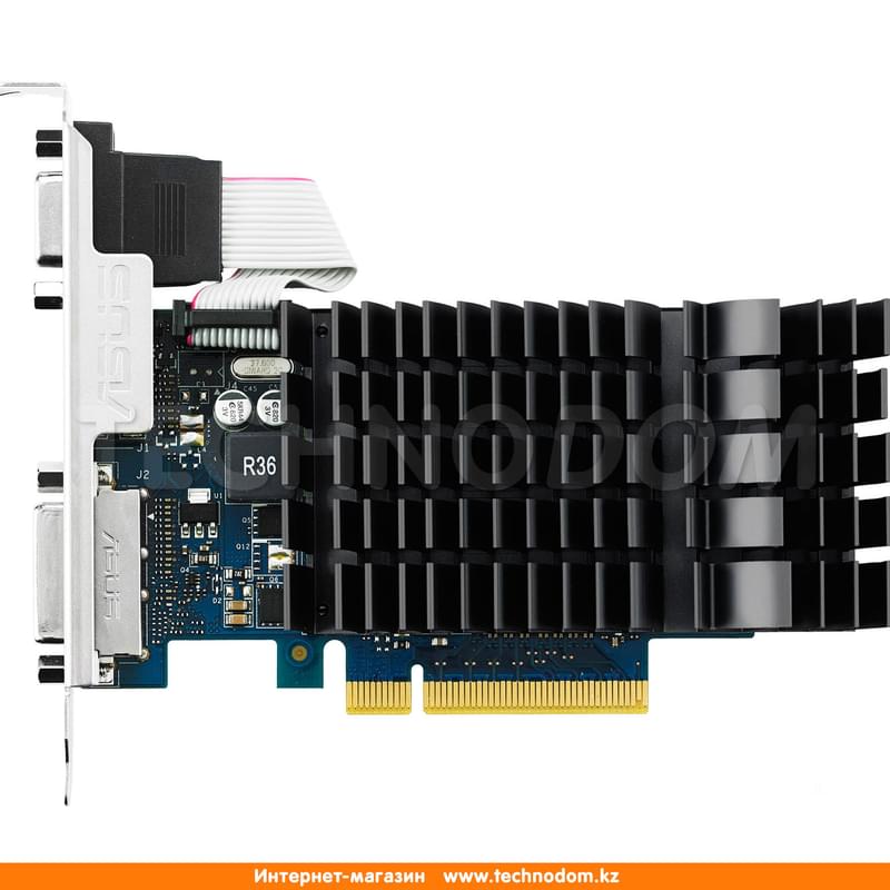 Видеокарта Asus GeForce GT 730 2Gb 64bit DDR3 (GT730-SL-2GD3-BRK) - фото #1, Technodom.kz