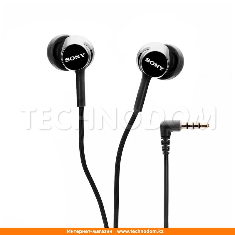 Наушники Вставные Sony MDR-EX155AP, Black - фото #2, Technodom.kz