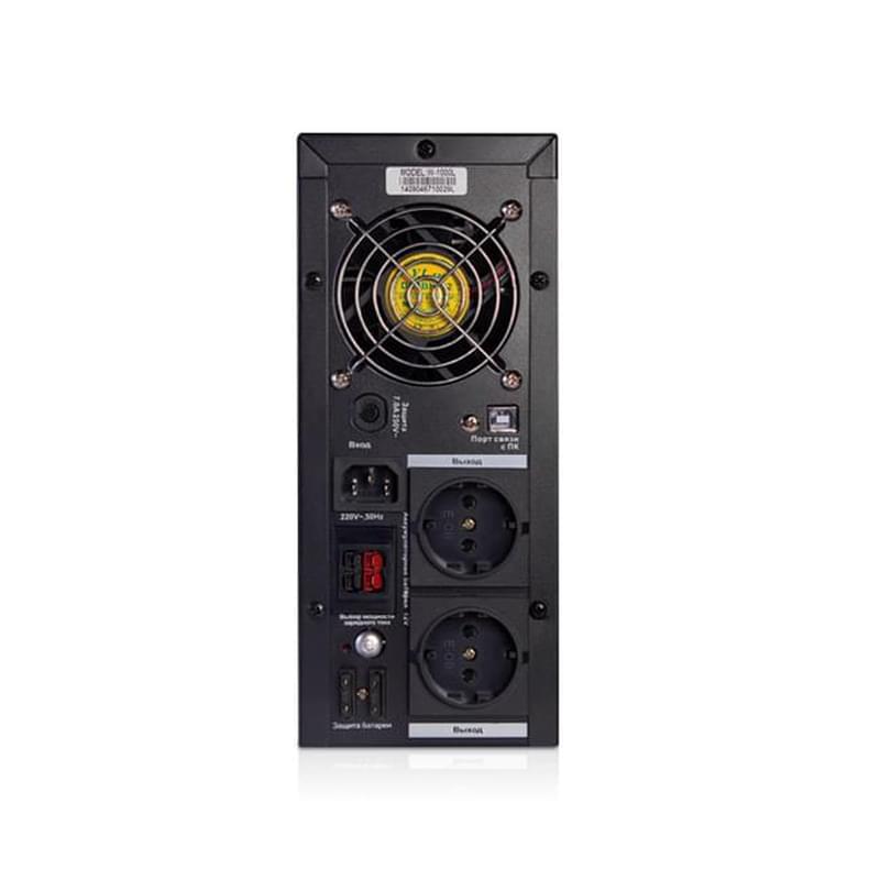 ИБП SVC, 1000VA/600W, AVR:165-275В, 2Shuko, Чистая cинусоида, Black (W-1000L) - фото #1, Technodom.kz