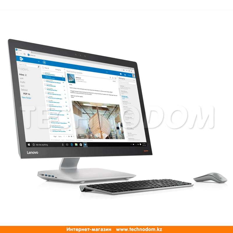 Моноблок 27" Lenovo IdeaCentre 910 Silver (F0C20054RK) - фото #1, Technodom.kz Моноблок 27" Lenovo IdeaCentre 910 Silver (F0C20054RK) - фото #1, Technodom.kz