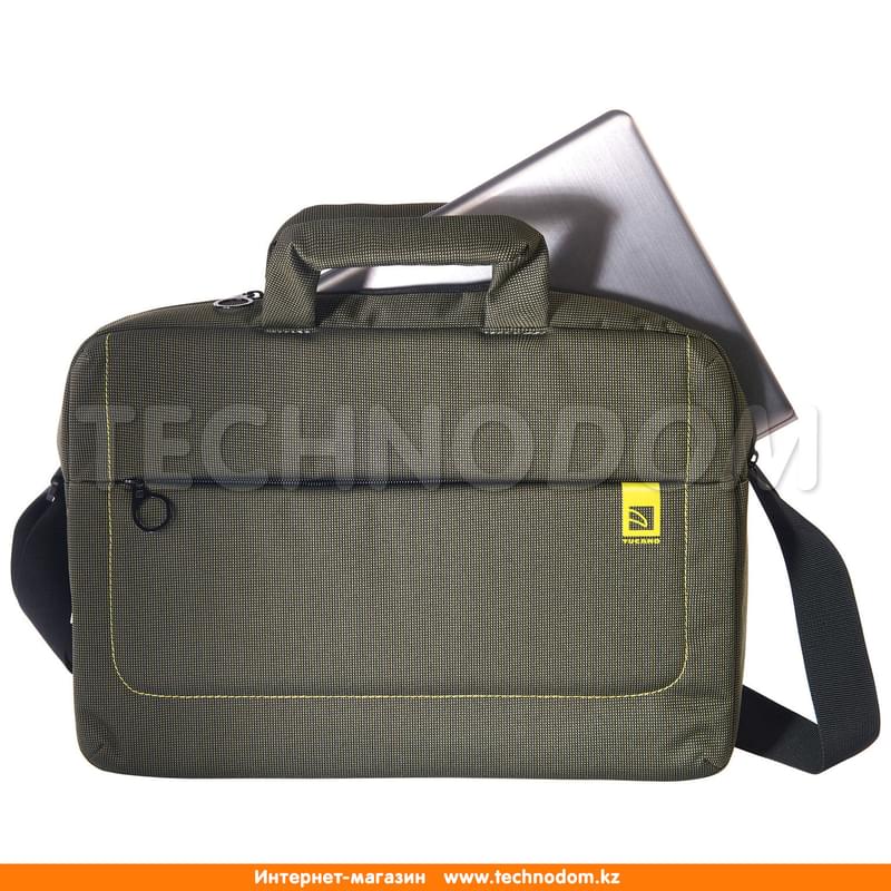 Сумка для ноутбука 15.6" Tucano Loop Large, Green, нейлон (BSLOOP15-V) - фото #3, Technodom.kz
