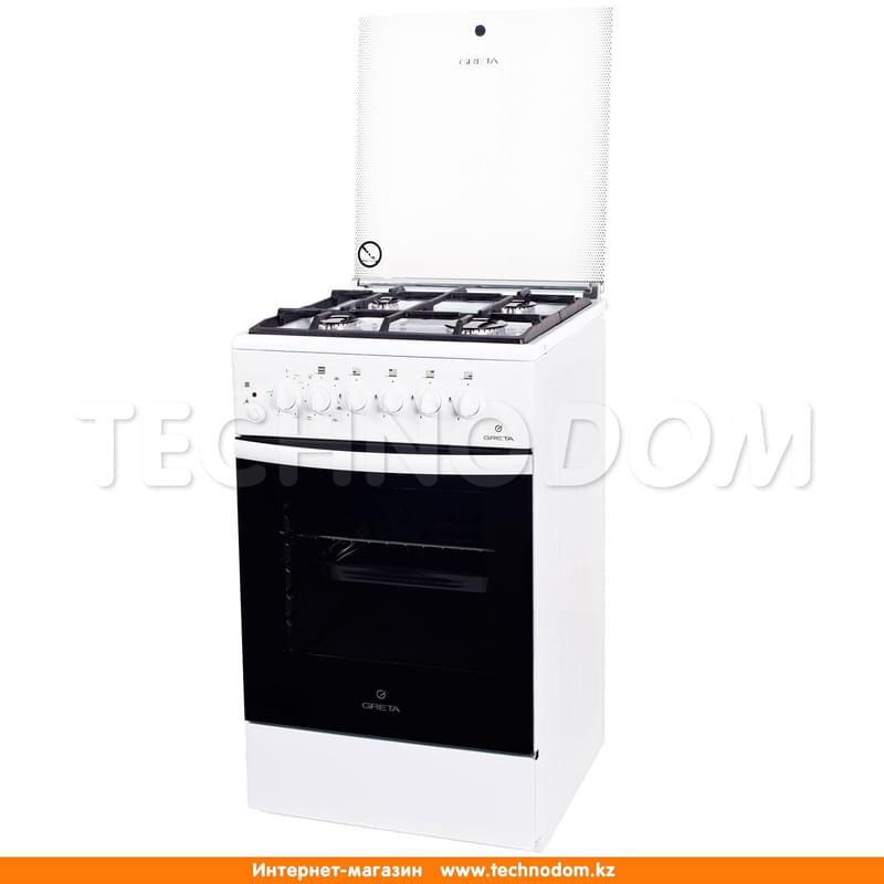 Плита комбинированная Greta 1470 ГЭ-09 ч/р белая - фото #2, Technodom.kz Плита комбинированная Greta 1470 ГЭ-09 ч/р белая - фото #2, Technodom.kz