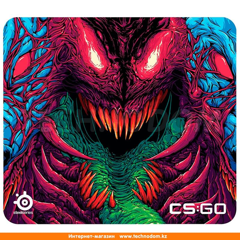 Коврик для мыши Steelseries QcK+ CS:GO Hyperbeast, 63800 - фото #1, Technodom.kz