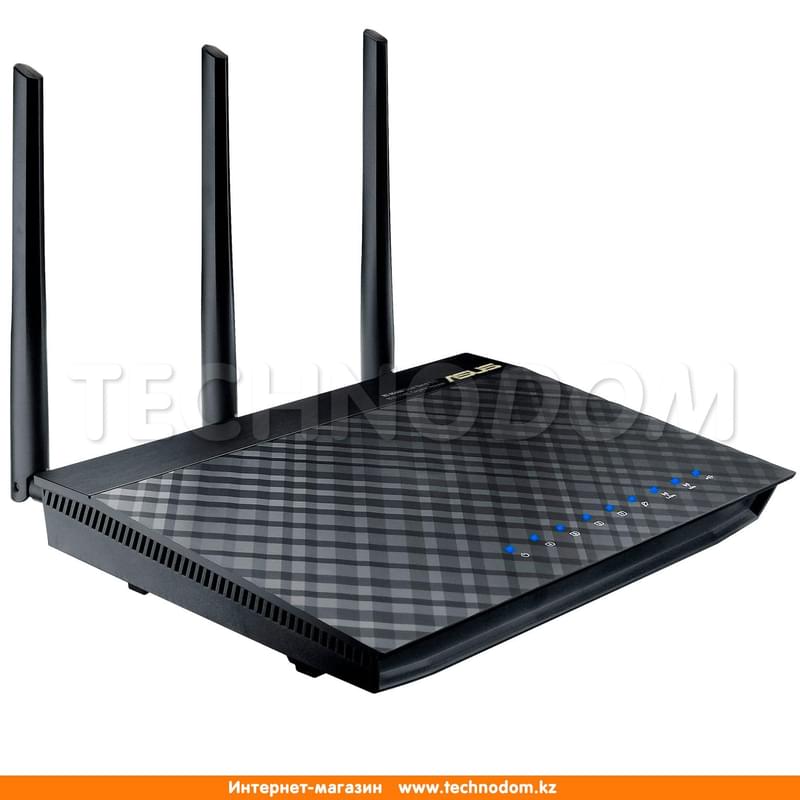 Беспроводной маршрутизатор, Asus RT-AC66U, 4*LAN 1 Гбит/с, 2*USB, 450/1300Mbps (RT-AC66U) - фото #3, Technodom.kz