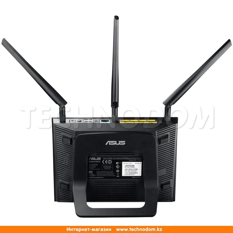 Беспроводной маршрутизатор, Asus RT-AC66U, 4*LAN 1 Гбит/с, 2*USB, 450/1300Mbps (RT-AC66U) - фото #5, Technodom.kz