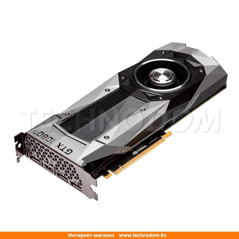 Видеокарта Gigabyte Nvidia GeForce GTX 1080 Ti 11Gb Founders Edition (HDMI+3*DP)(GV-N108TD5X-B) - фото #1, Technodom.kz