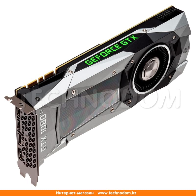 Видеокарта Gigabyte Nvidia GeForce GTX 1080 Ti 11Gb Founders Edition (HDMI+3*DP)(GV-N108TD5X-B) - фото #2, Technodom.kz