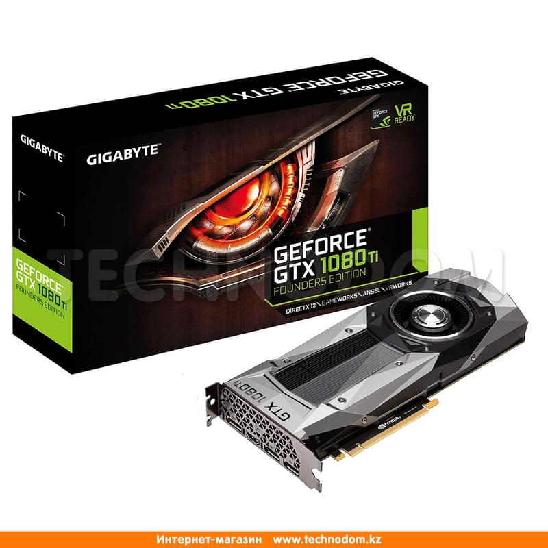 Gigabyte Nvidia GeForce GTX 1080 Ti 11Gb Founders Edition HDMI 3 DP GV N108TD5X B