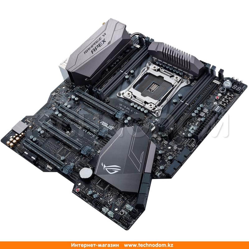 Материнская плата Asus RAMPAGE VI APEX X299 LGA2066 4DDR4 PCI-E 4x16 1x1 eATX - фото #4, Technodom.kz
