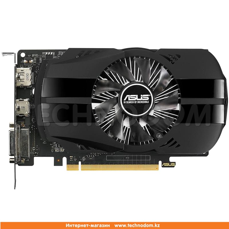 Видеокарта Asus GeForce GTX 1050Ti Phoenix 4Gb 128bit/G5 (HDMI+DP+DVI-D) (PH-GTX1050TI-4G) - фото #1, Technodom.kz