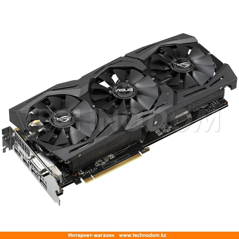 Видеокарта ASUS Nvidia GeForce GTX 1070 Ti 8Gb (DVI+2*HDMI+2*DP)(ROG-STRIX-GTX1070TI-A8G-GAMING) - фото #1, Technodom.kz