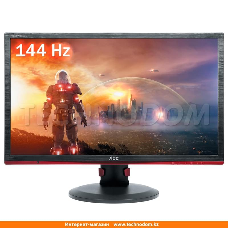 Монитор Игровой 24" AOC G2460PF 1920x1080 16:9 TN 144ГЦ (HDMI+DVI-D) Black - фото #0, Technodom.kz