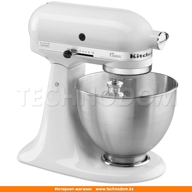 Миксер KitchenAid 5K-45SSEWH white - фото #1, Technodom.kz