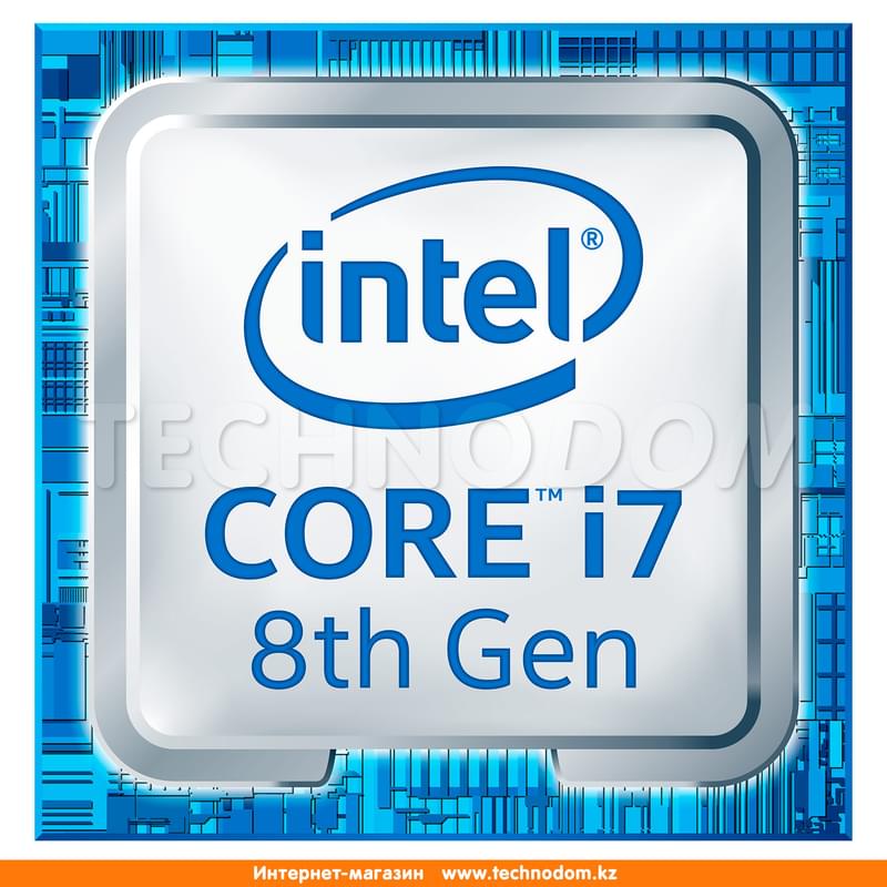 Процессор Intel Core i7-8700K (C6/T12, 12M Cache, 3.7 up to 4.7GHz) LGA1151 OEM - фото #0, Technodom.kz