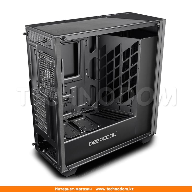 ПК корпус Deepcool EARLKASE RGB ATX,Micro ATX, HD-Audio+Mic, Кулер 2*12cm (DP-ATX-ERLKBK-GLSRGB) - фото #2, Technodom.kz