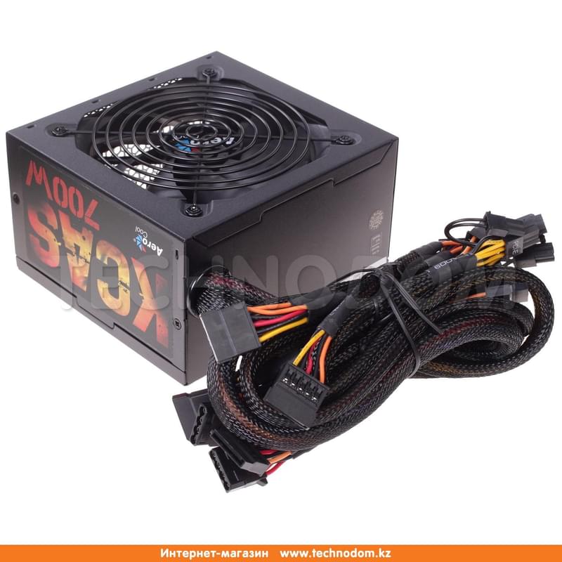 Блок питания Aerocool 700W 20+4 pin, 4+4pin, 7*Sata, 4*Molex, 1*FDD, 2*PCI-E 6+2 pin (KCAS-700W) - фото #0, Technodom.kz