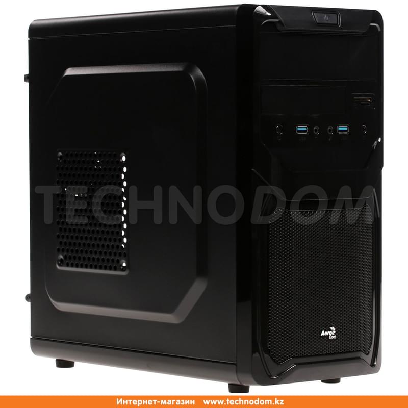 ПК корпус Aerocool QS-183 Advance, Micro ATX, USB 2*3.0, Кардридер SD/microSD, HD-Audio+Mic, Кулер 8см - фото #0, Technodom.kz