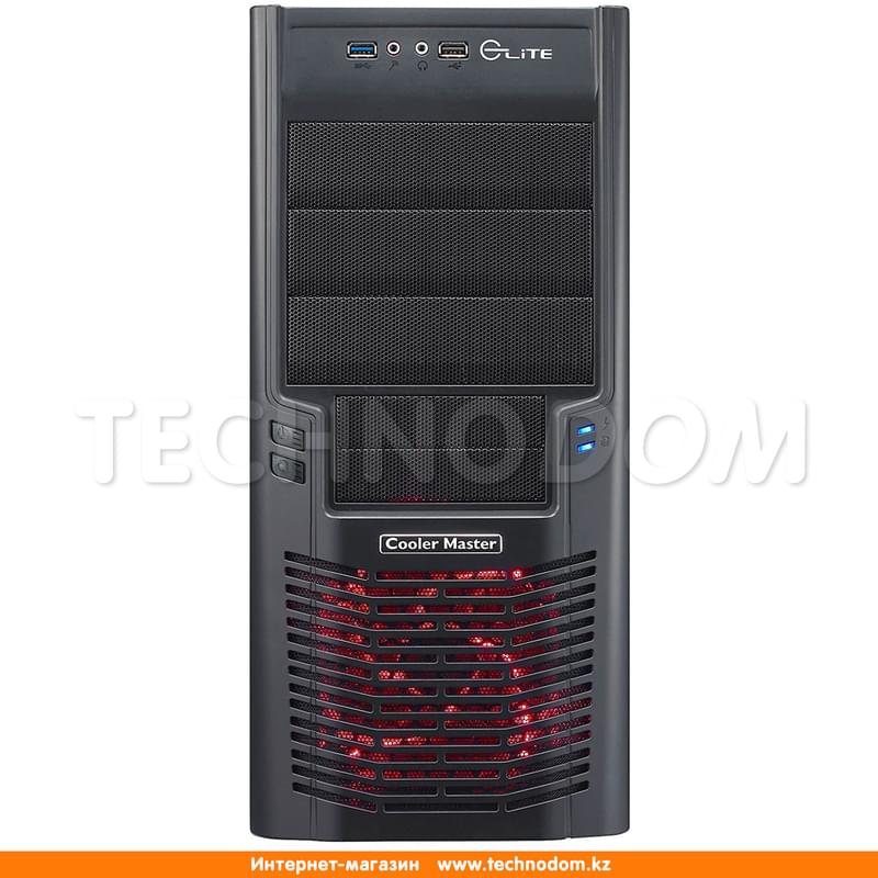 ПК корпус Cooler Master Elite 430 ATX Mid Tower, USB 1*3.0/2.0 HD-Audio+Mic (RC-430-KWN6) - фото #1, Technodom.kz