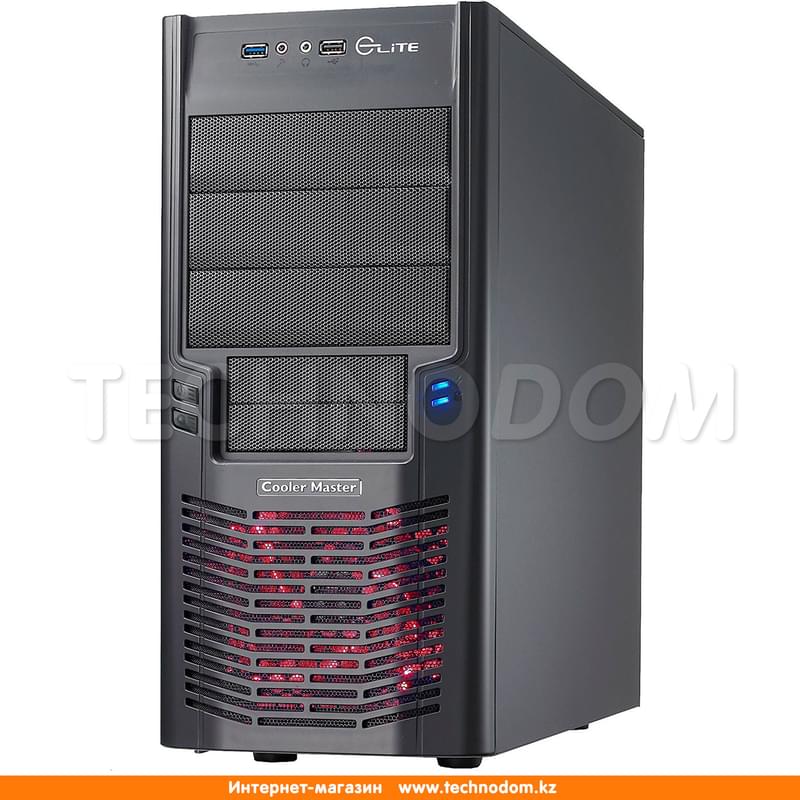 ПК корпус Cooler Master Elite 430 ATX Mid Tower, USB 1*3.0/2.0 HD-Audio+Mic (RC-430-KWN6) - фото #2, Technodom.kz