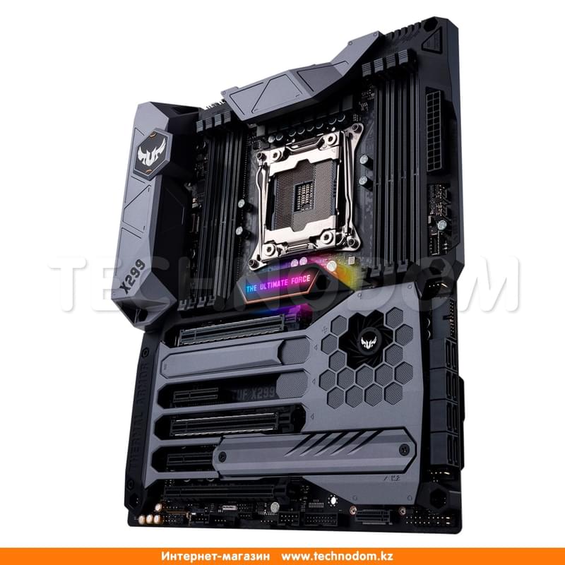 Материнская плата Asus TUF X299 MARK 1 LGA2066 8DDR4 PCI-E 3x16 2x4 1x1 ATX - фото #0, Technodom.kz