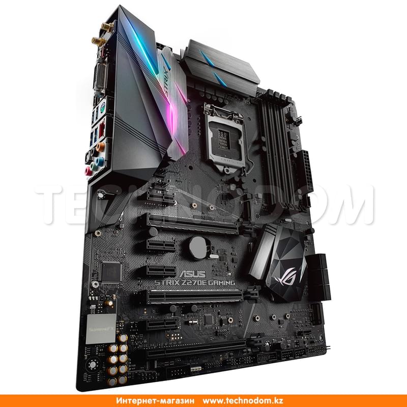 Материнская плата Asus STRIX Z270E Gaming LGA1151 4DDR4 PCI-E 3x16 4x1 (HDMI+DP+DVI-D) ATX - фото #4, Technodom.kz