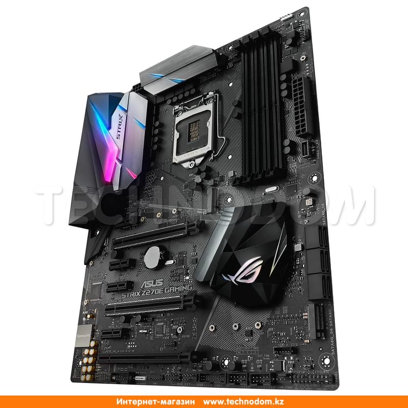 Материнская плата Asus STRIX Z270E Gaming LGA1151 4DDR4 PCI-E 3x16 4x1 (HDMI+DP+DVI-D) ATX - фото #6, Technodom.kz