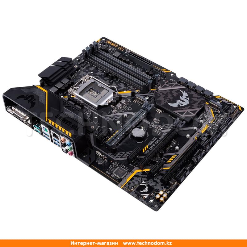 Материнская плата Asus TUF Z370-PRO Gaming LGA1151 4DDR4 PCI-E 3x16 3x1 (HDMI+DVI-D) ATX - фото #2, Technodom.kz