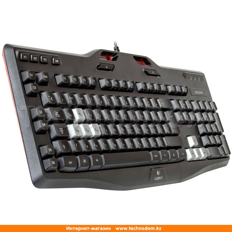 Клавиатура игровая проводная USB Logitech G105 Black, 920-005056 - фото #1, Technodom.kz