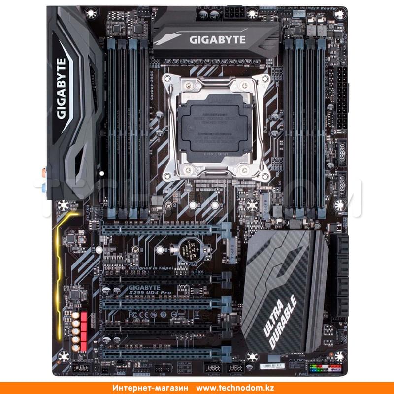 Материнская плата Gigabyte X299 UD4 Pro LGA2066 8DDR4 PCI-E 5x16 ATX - фото #0, Technodom.kz