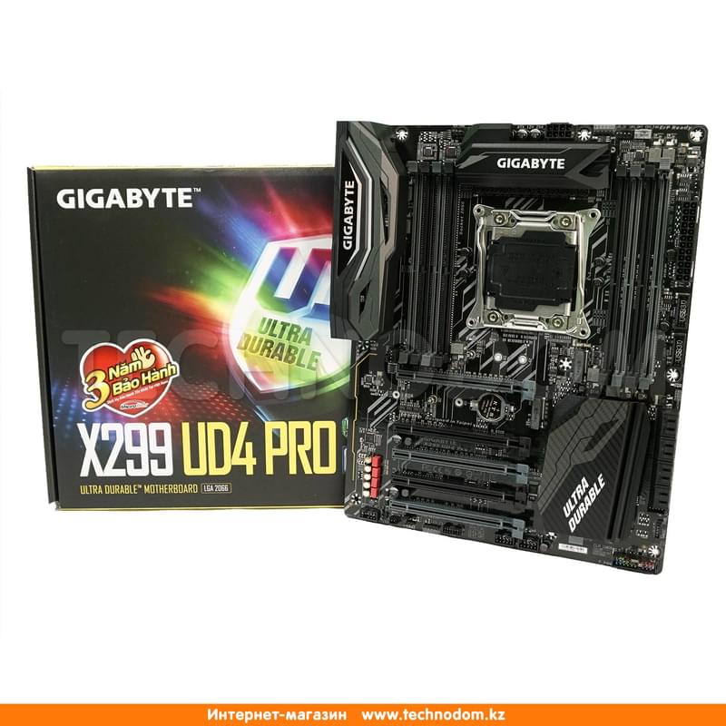 Материнская плата Gigabyte X299 UD4 Pro LGA2066 8DDR4 PCI-E 5x16 ATX - фото #5, Technodom.kz