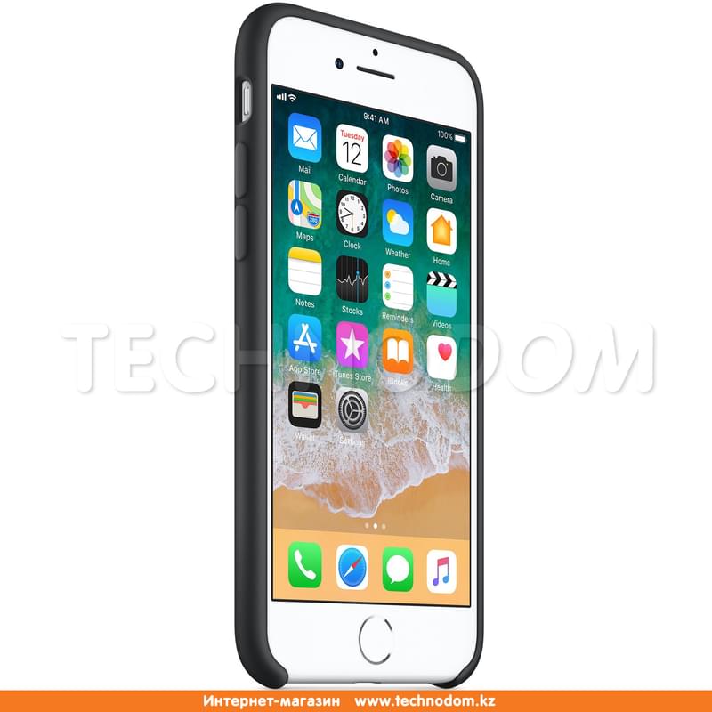 Чехол для iPhone 7/8 Apple, Силикон, Black (MQGK2ZM/A) - фото #1, Technodom.kz