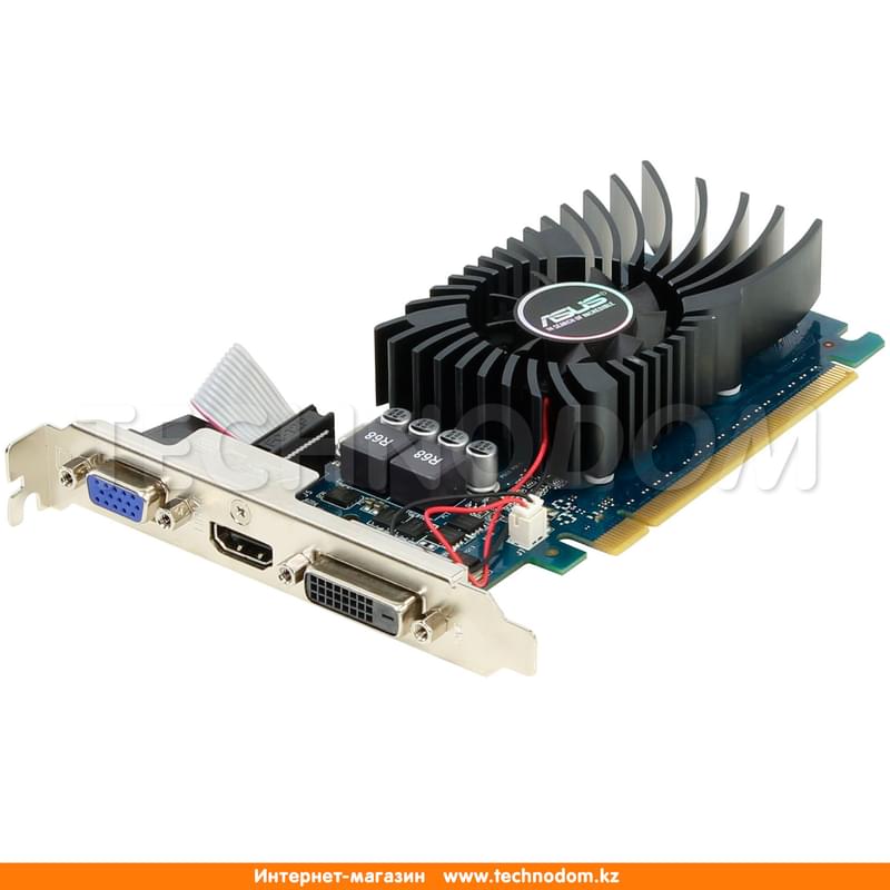 Видеокарта Asus GeForce GT 730 2Gb Low profile 64bit/GDDR5 (HDMI+DVI+VGA)(GT730-2GD5-BRK) - фото #2, Technodom.kz